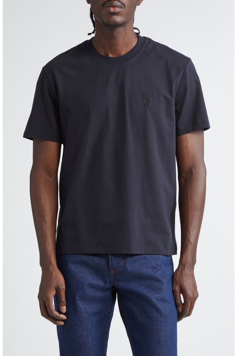 Ami de Coeur Organic Cotton T-Shirt, Main, color, BLACK/001