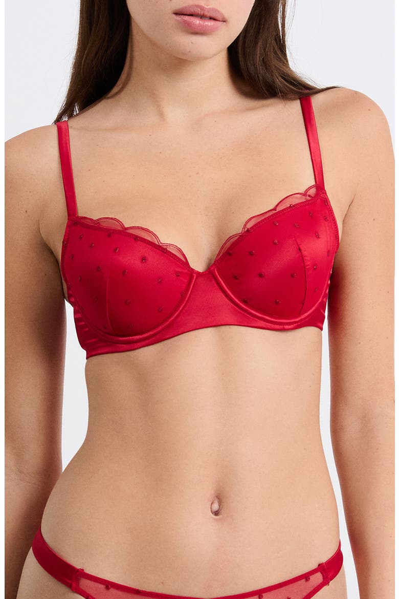 Divine N°4 Classique Underwire Bra, Main, color, RED