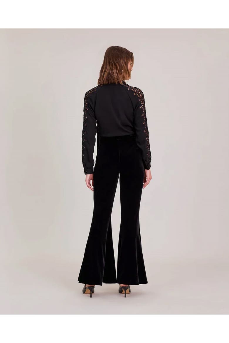 Vic Velvet Pants, Alternate, color, Black
