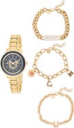 True Religion Arched Logo Bracelet Watch, 33.9mm & Assorted Bracelets Set