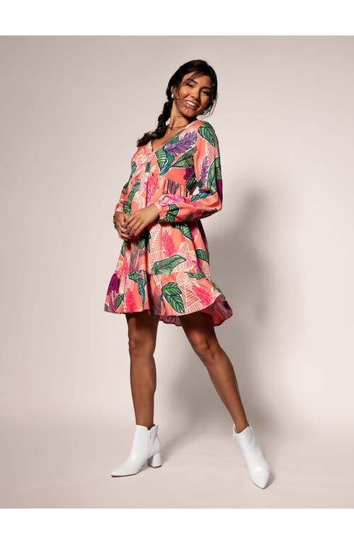 Tori Richard Garden Island Hana Dress In Peach