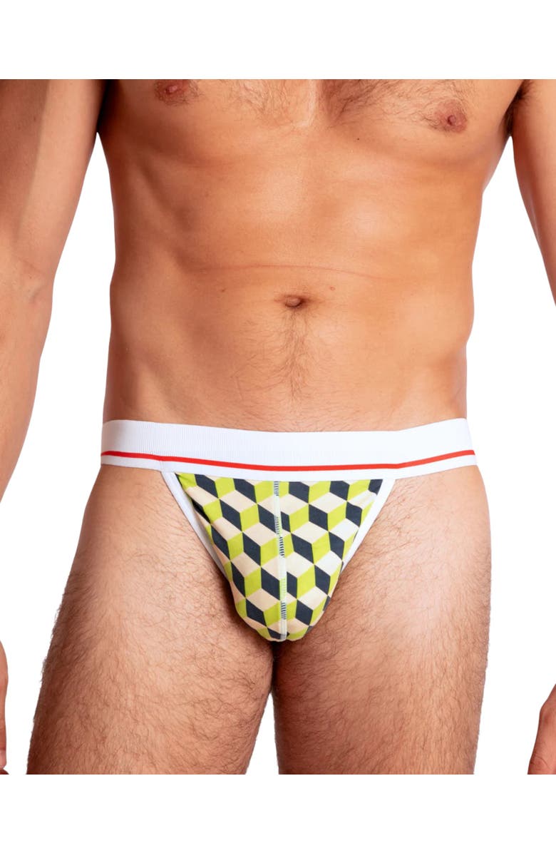 Mosmann Australia Men's Jockstrap, Main, color, Multi - Green