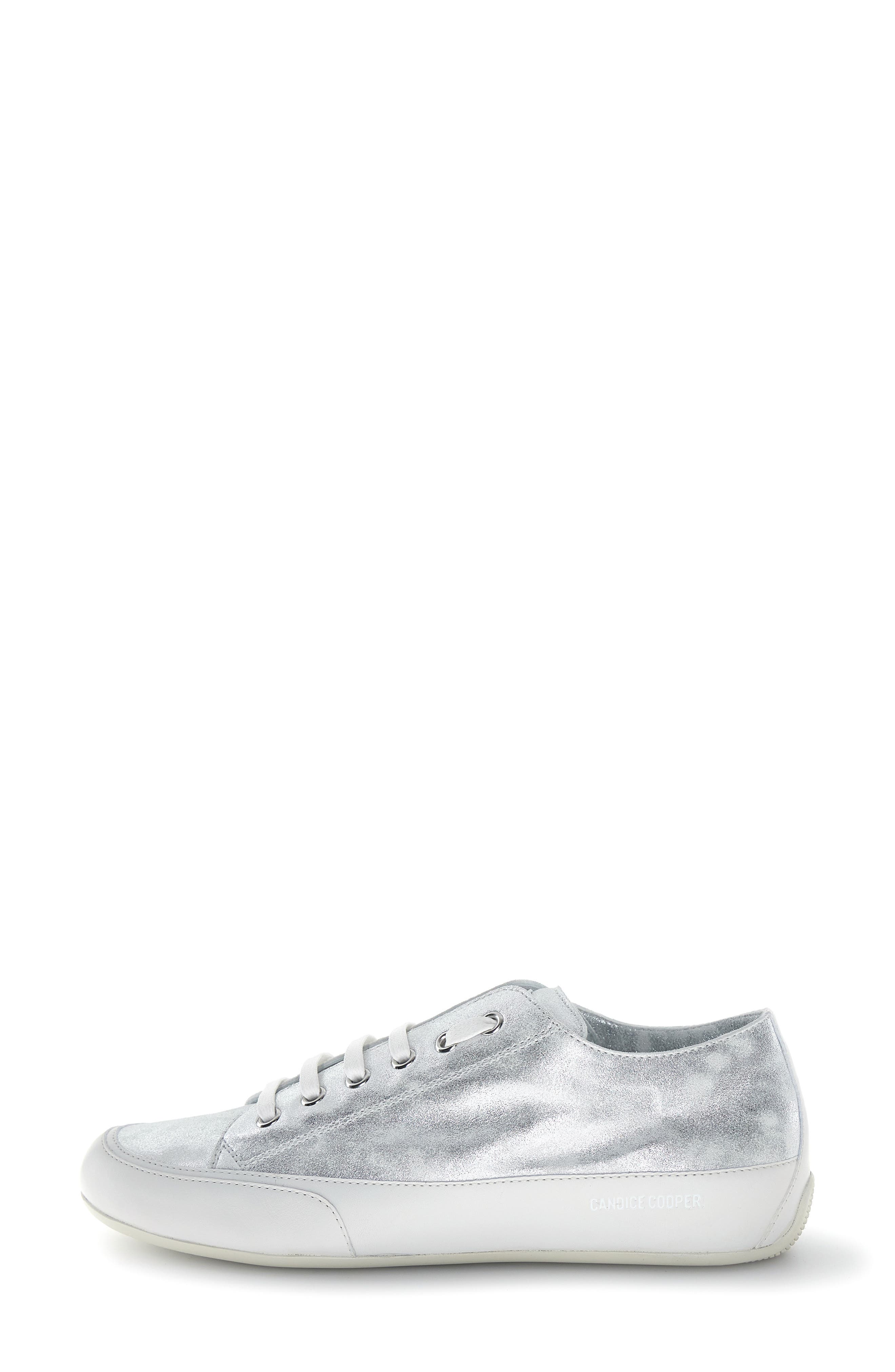 Candice Cooper Twist Sneaker, Alternate, color, White Silver