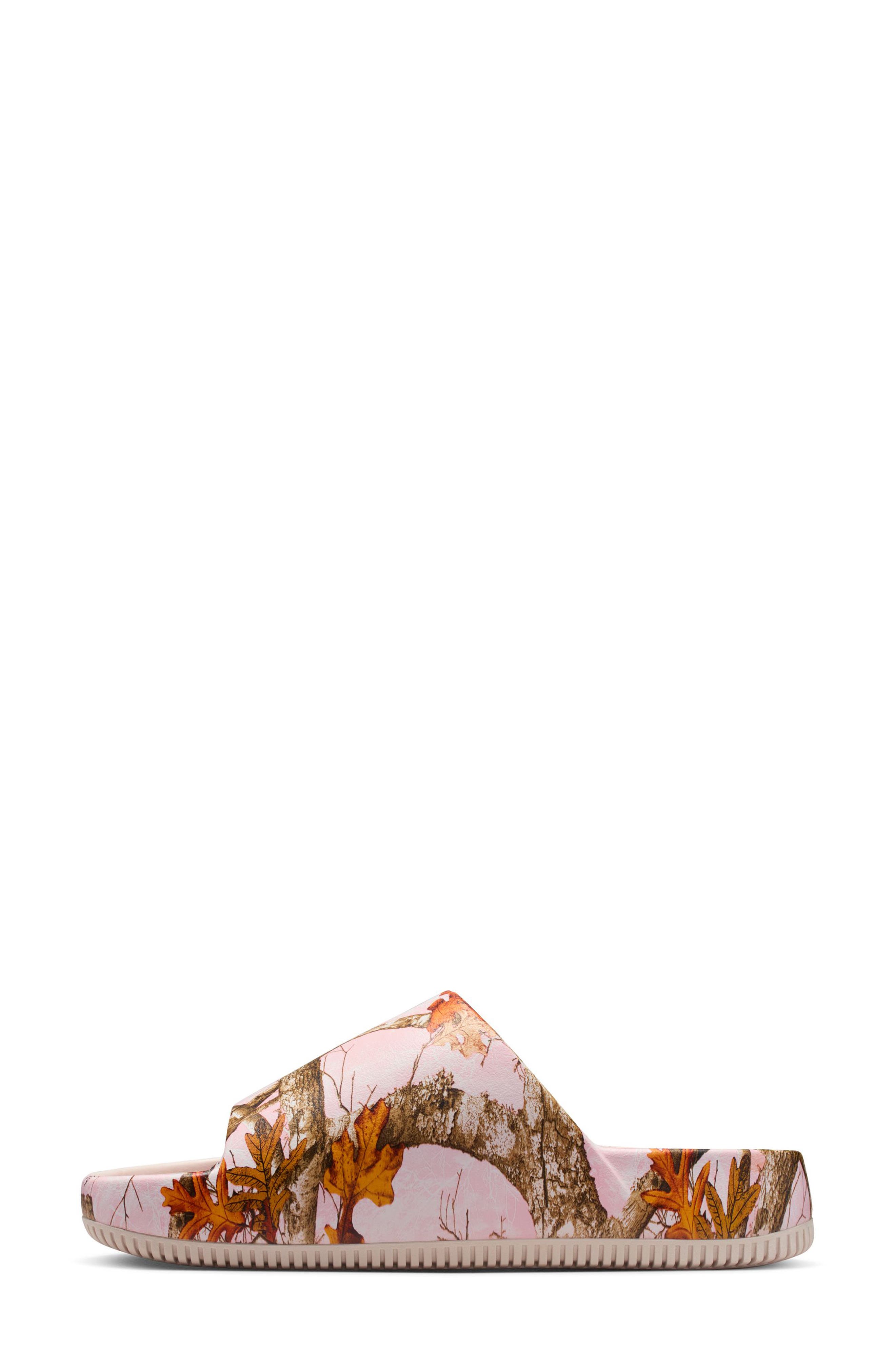 Nike x Realtree Calm Slide, Alternate, color, Red/ Red/ Red