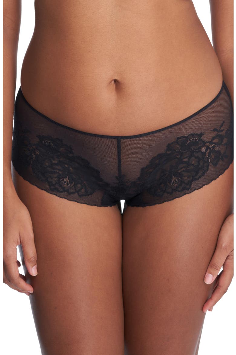 Flora Boyshorts, Main, color, BLACK