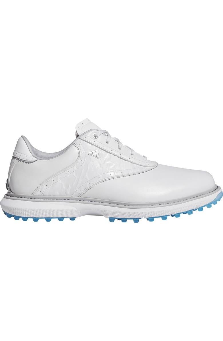 adidas MC70 Spikeless Golf Shoe, Alternate, color, White/ Grey/ Blue