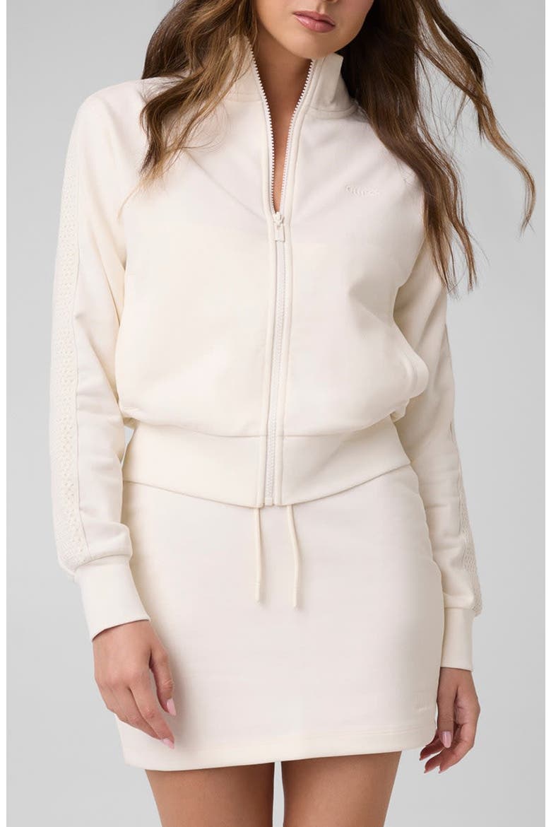 Phoebe Full Zip Sweatshirt, Main, color, NATURAL
