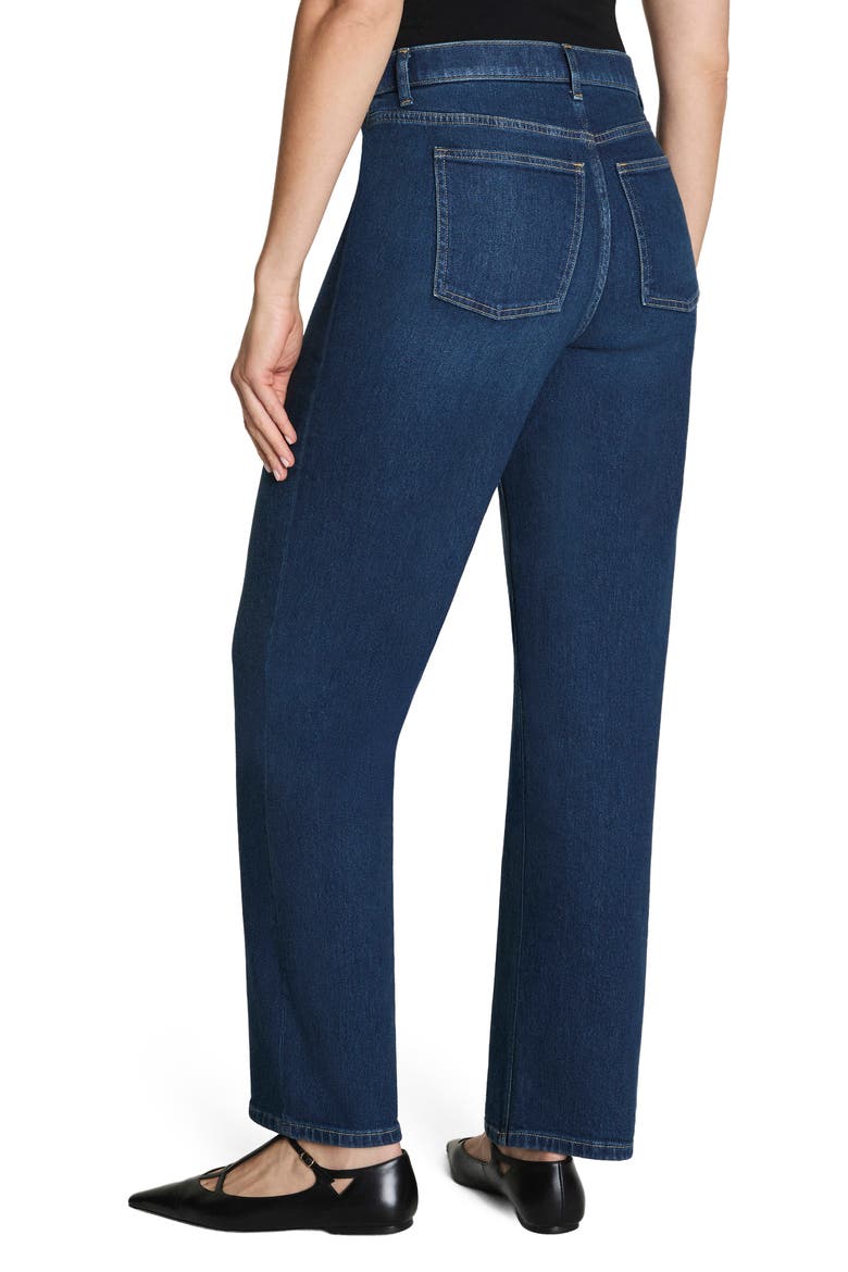 SPANXshape™ Authentic 360 High Waist '90s Straight Leg Jeans, Alternate, color, PERCY WASH