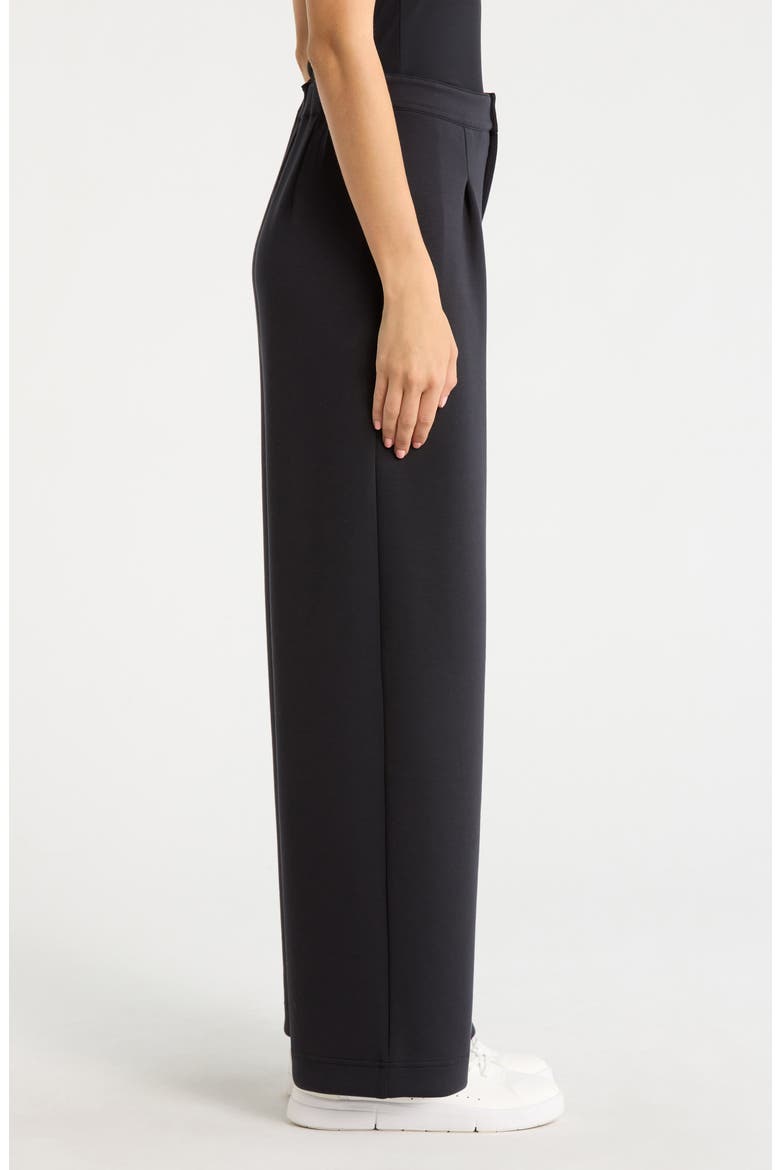 Dreamweave™ Pleated Pants, Alternate, color, BLACK