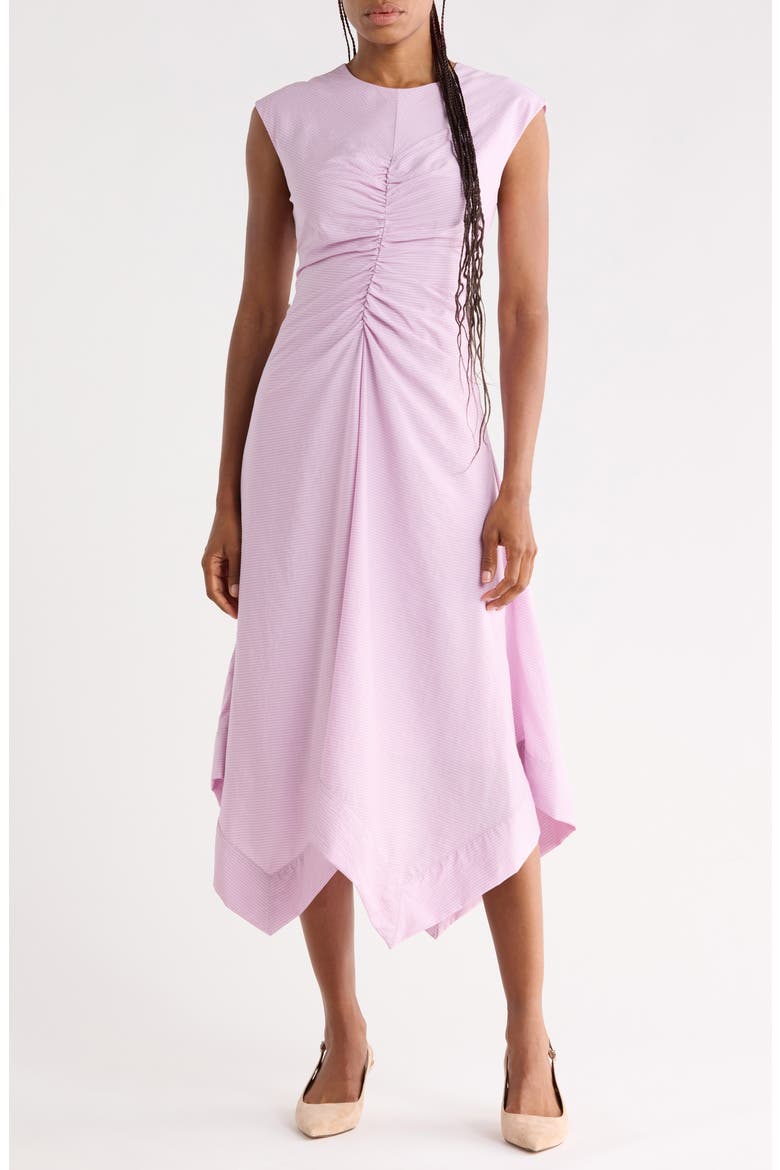 Allegra Stripe Handkerchief Dress, Main, color, WISTERIA