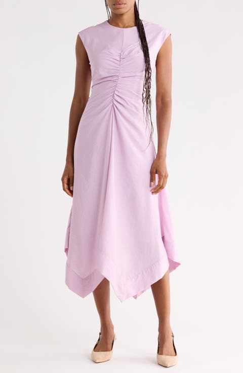 Allegra Stripe Handkerchief Dress