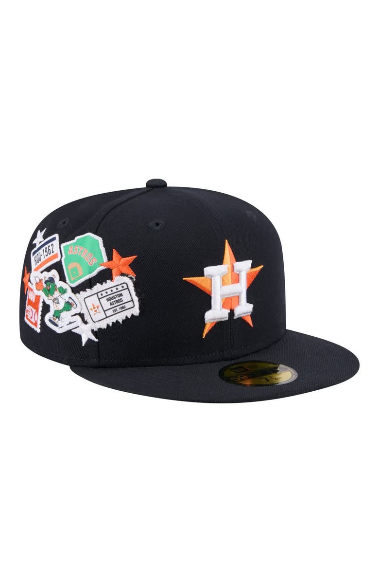 New Era Men's New Era  Navy Houston Astros City Patch 59FIFTY Fitted Hat, Main, color, Navy