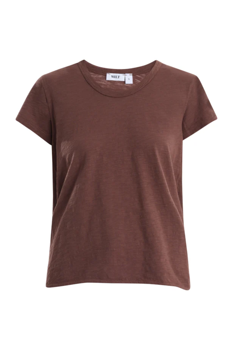 Crew Neck Short Sleeve Shrunken Boyfriend Tee, Alternate, color, White