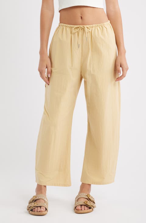 Theo Cotton Drawstring Pants