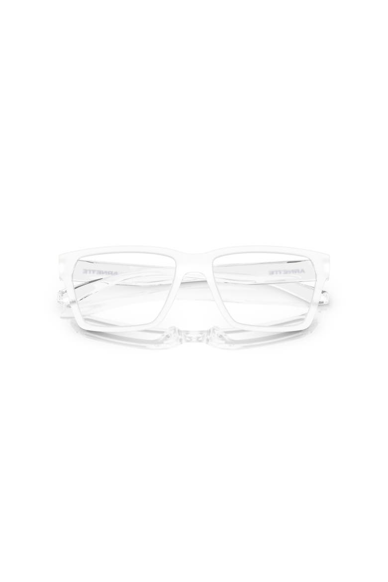 53mm Rectangle optical glasses, Alternate, color, Transparent