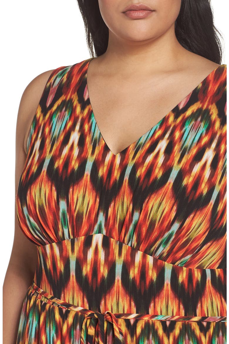 Bubble Print Maxi Dress, Alternate, color, MULTI
