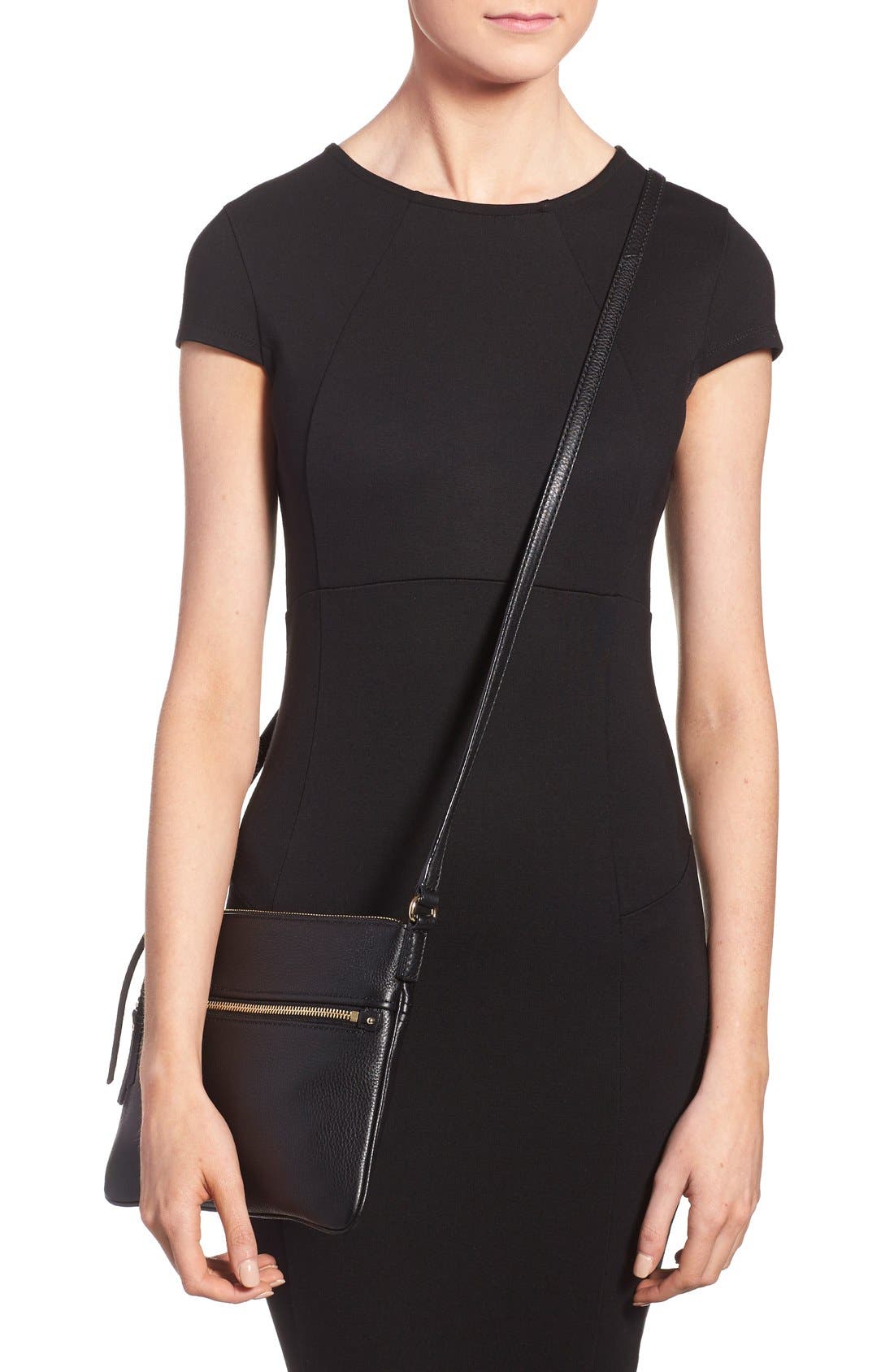 Kate Spade New York 'cobble hill - gabriele' pebbled leather crossbody bag, Alternate, color, 