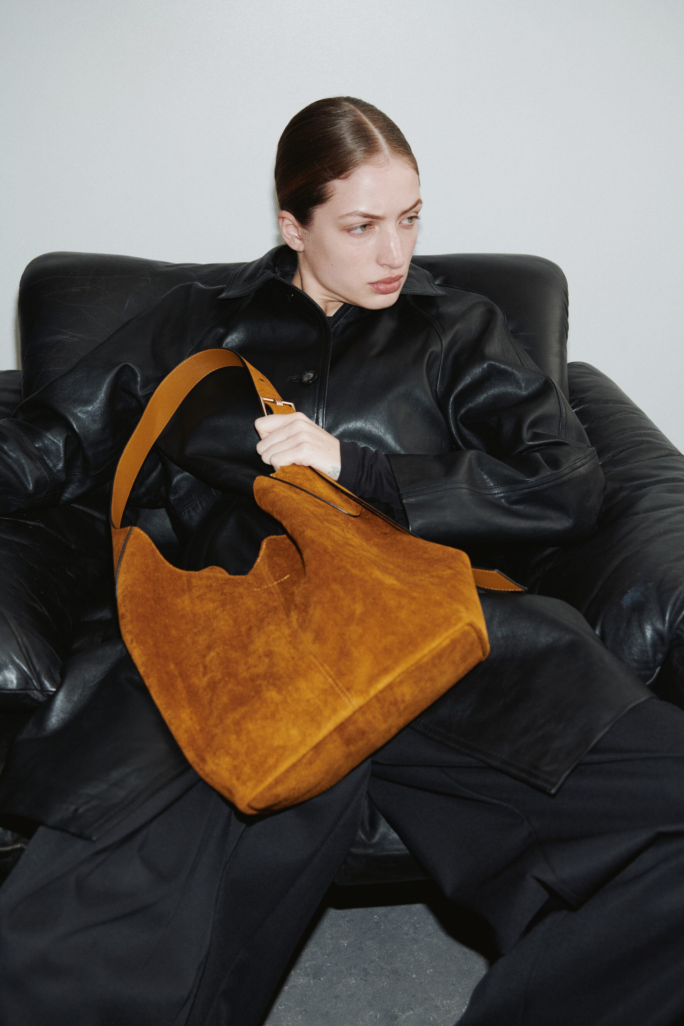 H&M Shoulder Bag, Alternate, color, Brown