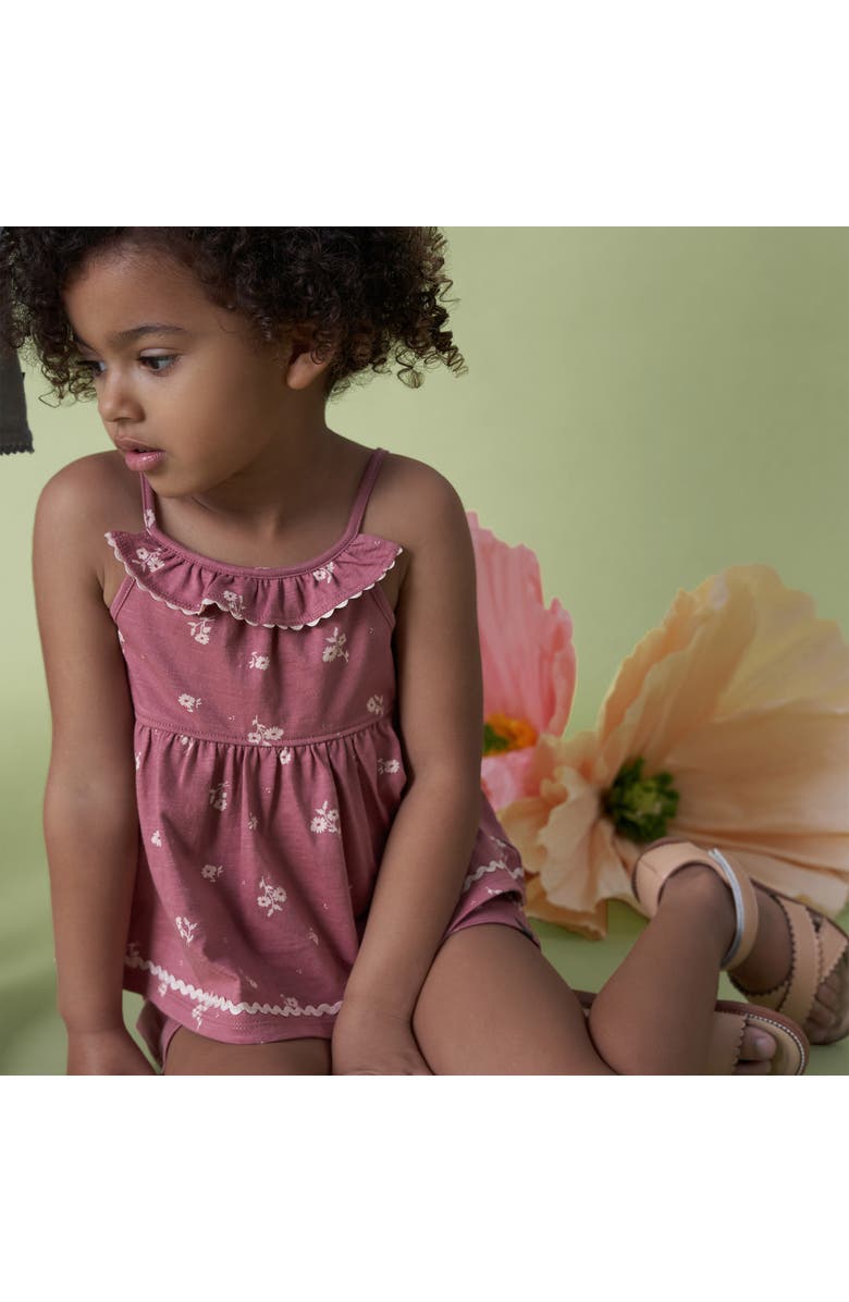Modern Moments<sup>™</sup> by Gerber Ruffle Top and Shorts Set, Alternate, color, Rose Bouquet