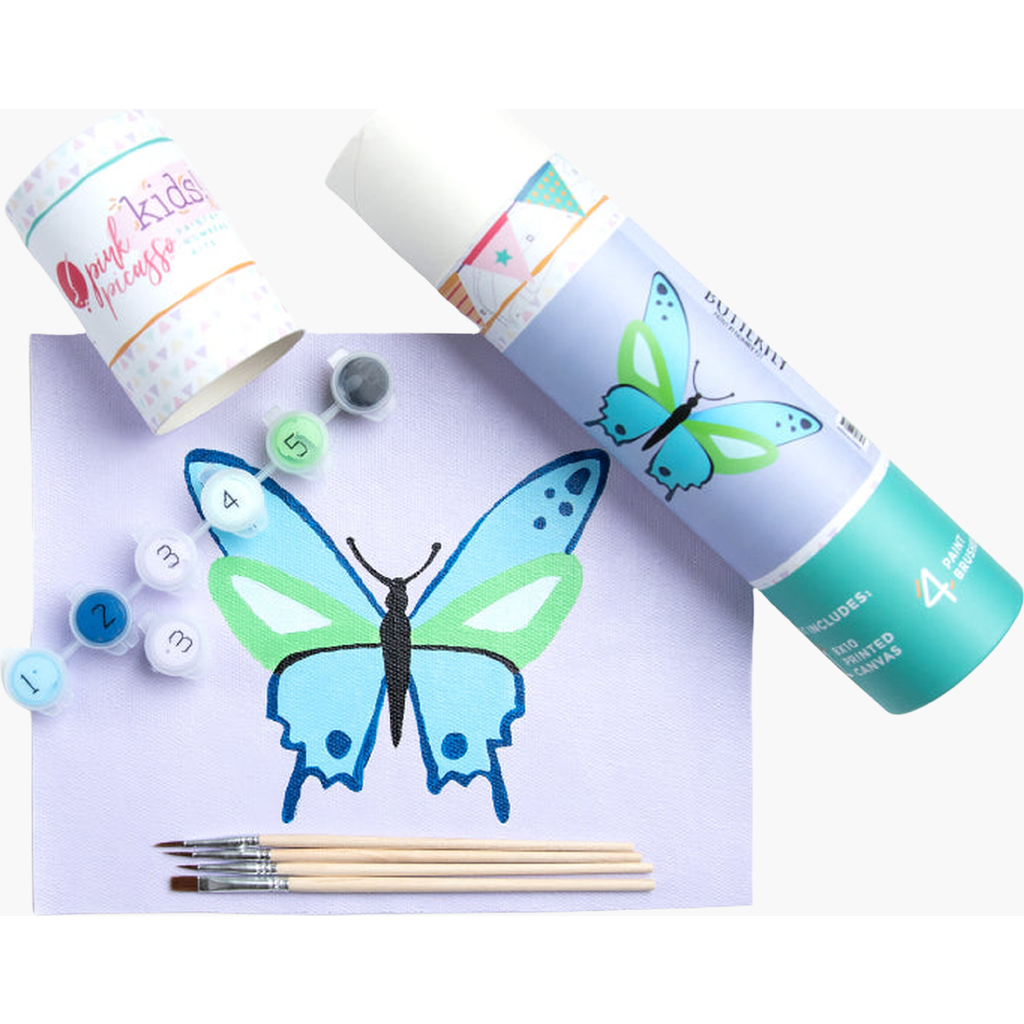 Pink Picasso Kits Butterfly Paint-by-Numbers Kit in Light Purple  product