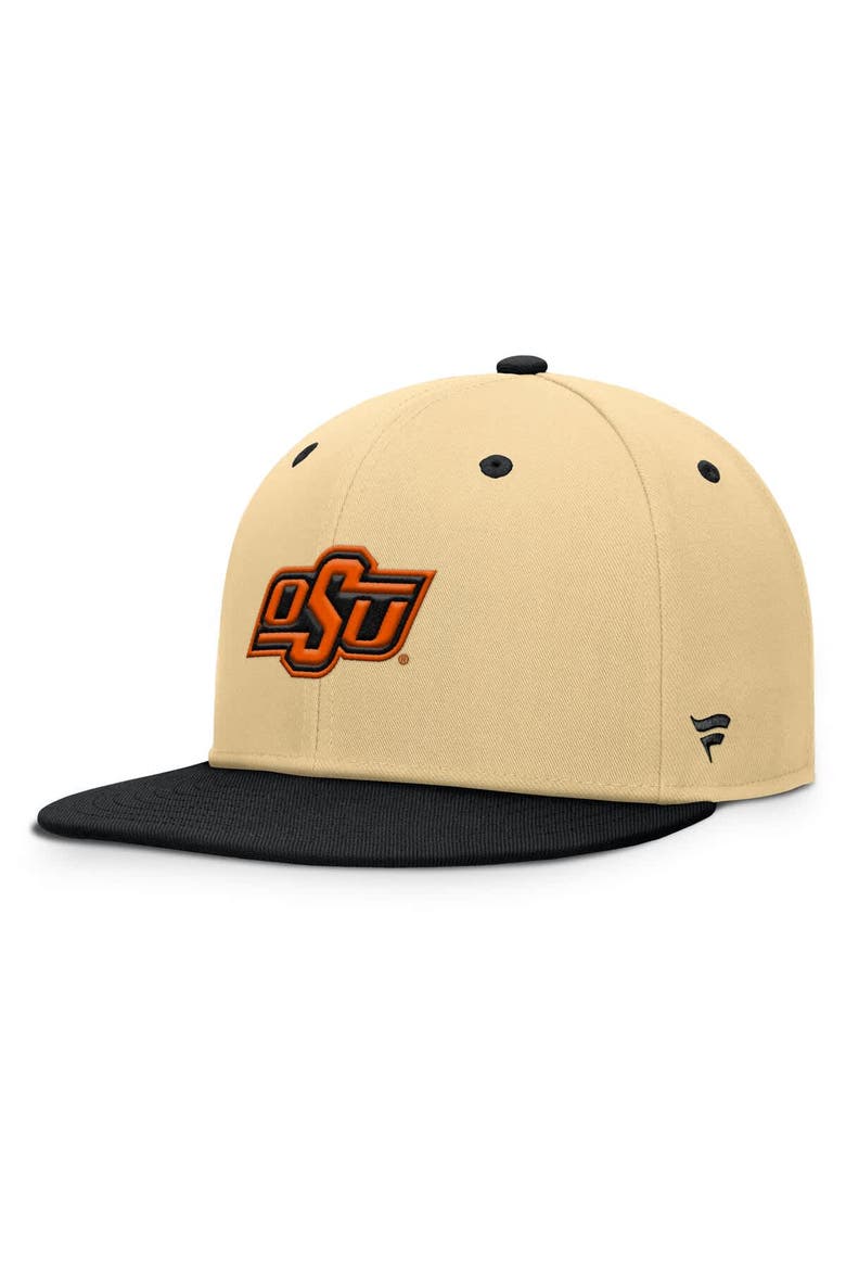 Men's Fanatics Khaki/Black Oklahoma State Cowboys Balance Fitted Hat, Main, color, Khaki