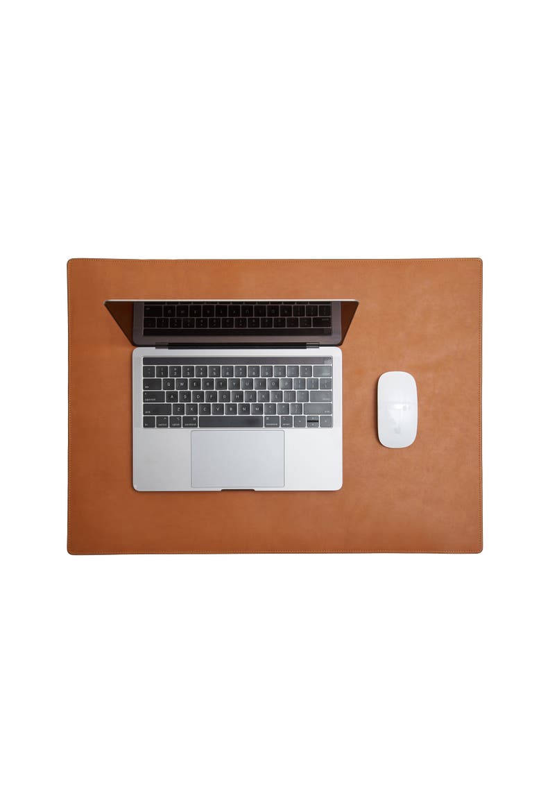 Carter Leather Desk Pad, Main, color, Tan
