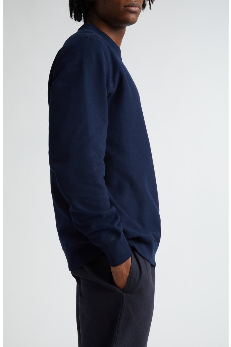 Classic French Terry Crewneck Sweatshirt, Alternate, color, NAVY