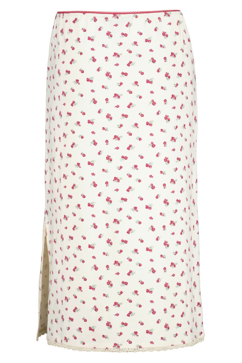 Kids' Printed Maxi Skirt, Alternate, color, NATURAL