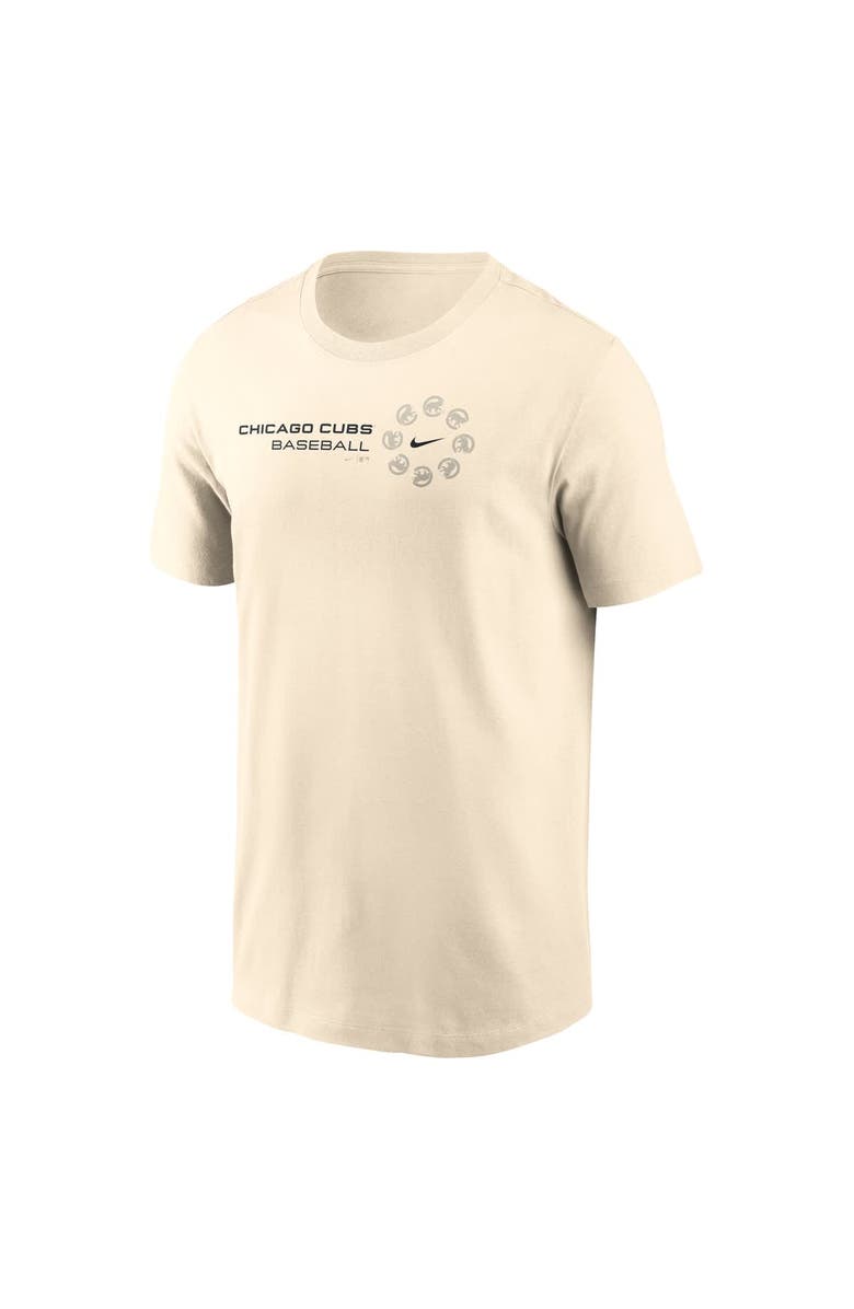 Nike Men's Nike Natural Chicago Cubs Pinwheel Lockup T-Shirt, Alternate, color, Natural
