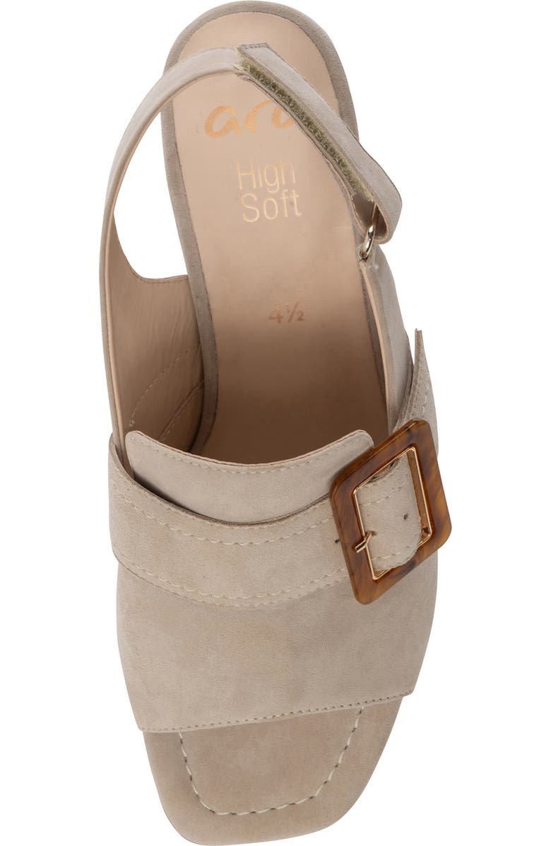 ara Bruges Slingback Sandal, Alternate, color, Sand Suede