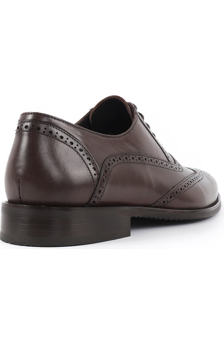 VELLAPAIS Condotti Brogue Oxford, Alternate, color, Dark Brown