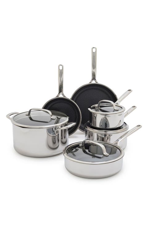Spectra ThermoBond 10-Piece Stainless Steel Cookware Set