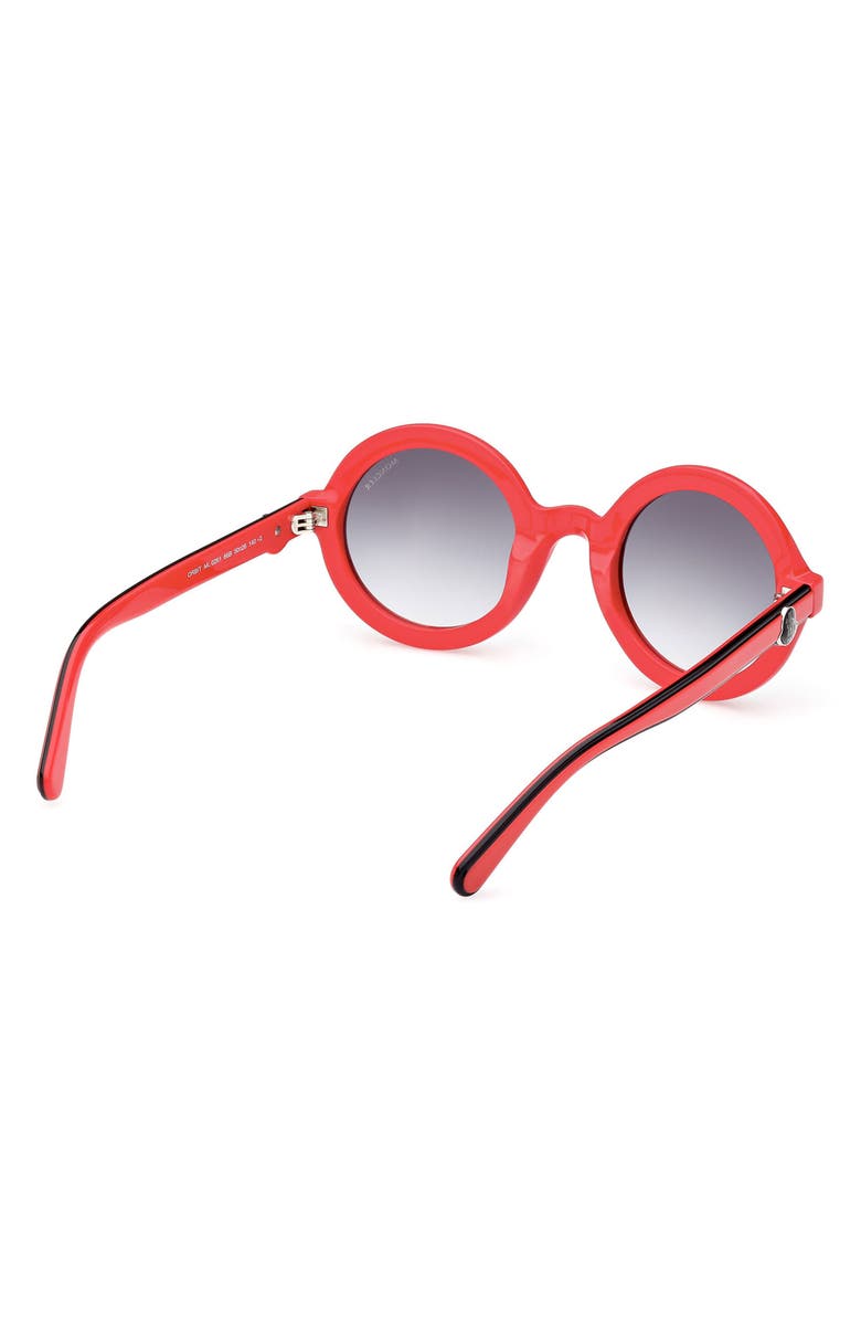 Moncler 50mm Round Sunglasses, Alternate, color, 