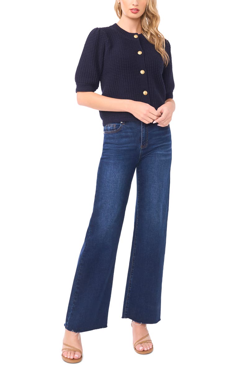 Halogen<sup>®</sup> Button Up Sweater, Alternate, color, Baritone Blue