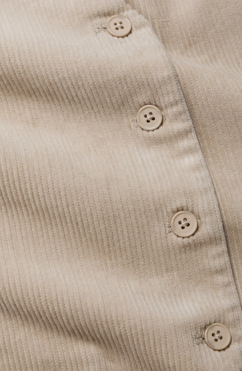 Seasalt Cornwall Pinpoint Organic Cotton Corduroy Vest, Alternate, color, Birch