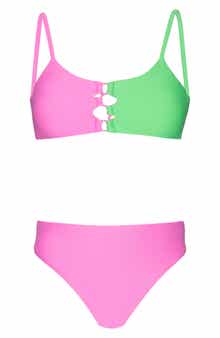 PQ SWIM Kids' Cammy Loop Two-Piece Swimsuit