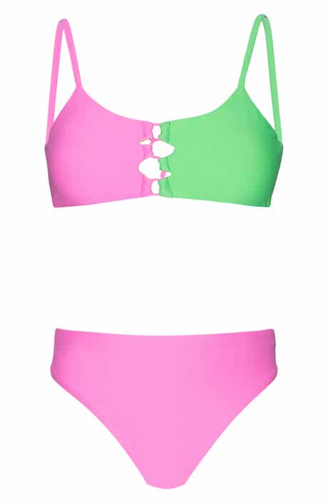 PQ SWIM Kids' Cammy Loop Two-Piece Swimsuit
