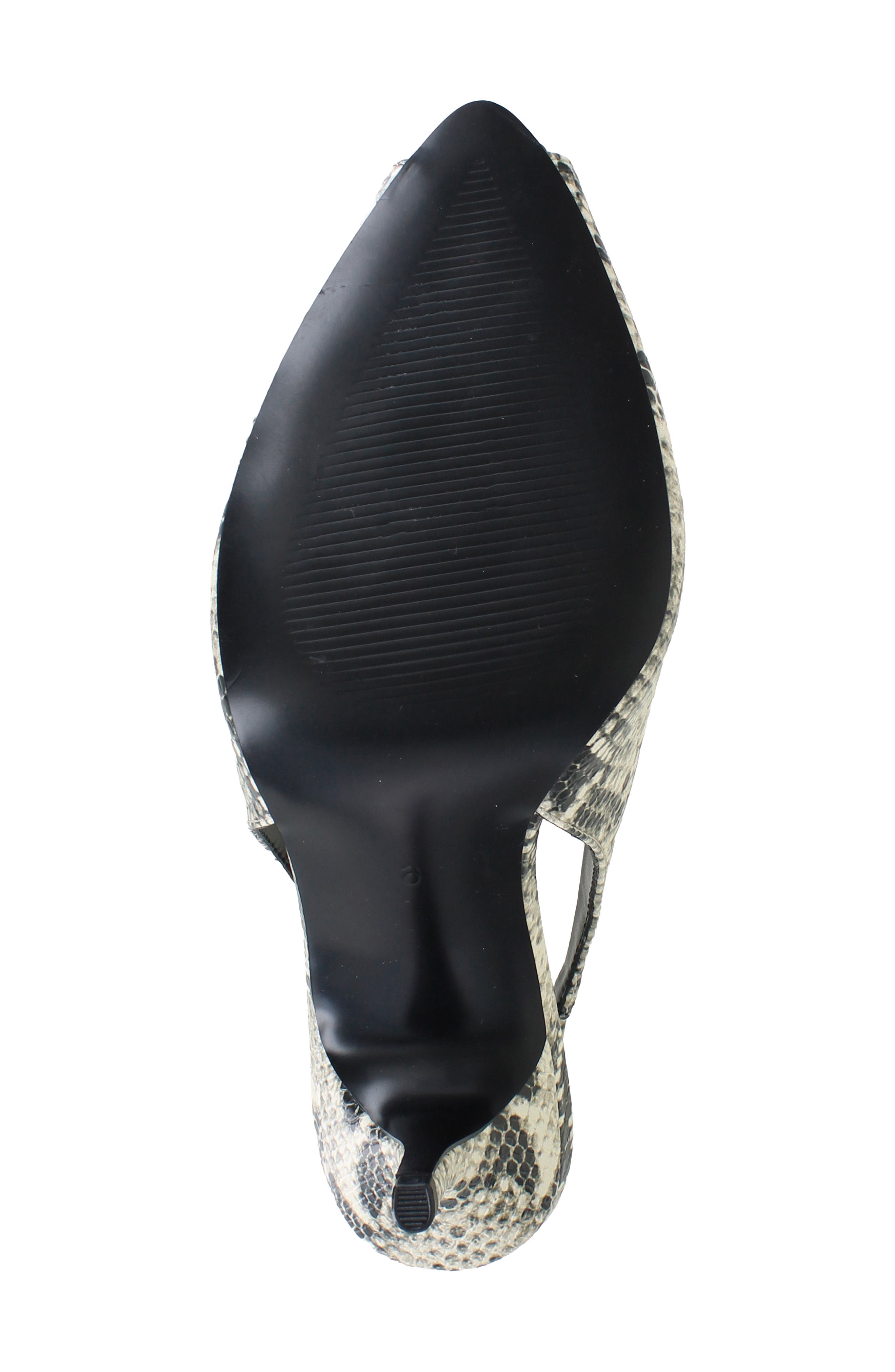 Narina Faux Leather Peep Toe Slingback Pump, Alternate, color, SNAKE MULTI