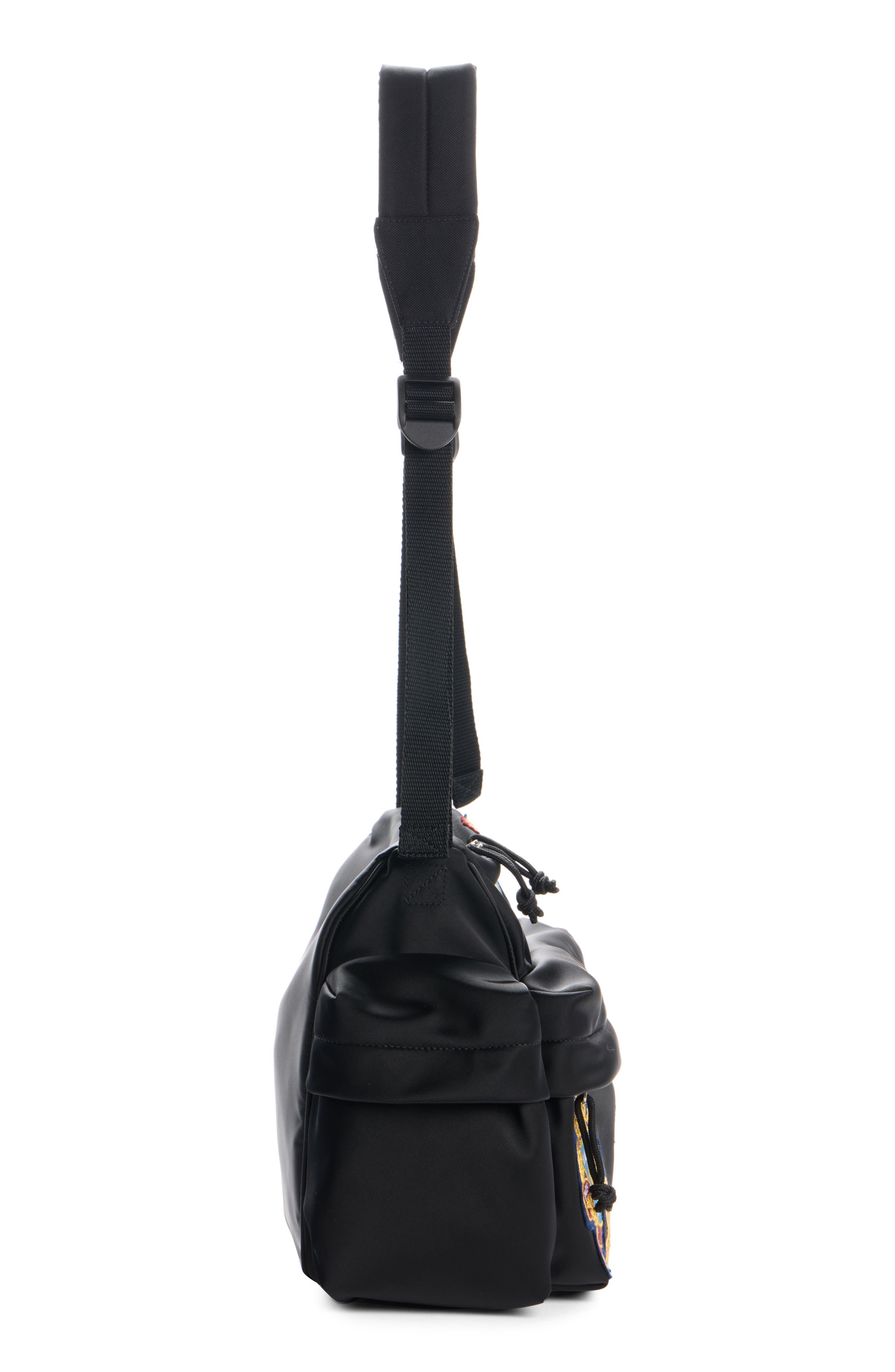 Small Explorer Multipocket Weekend Bag, Alternate, color, 1084 BLACK/ MULTICOLOR