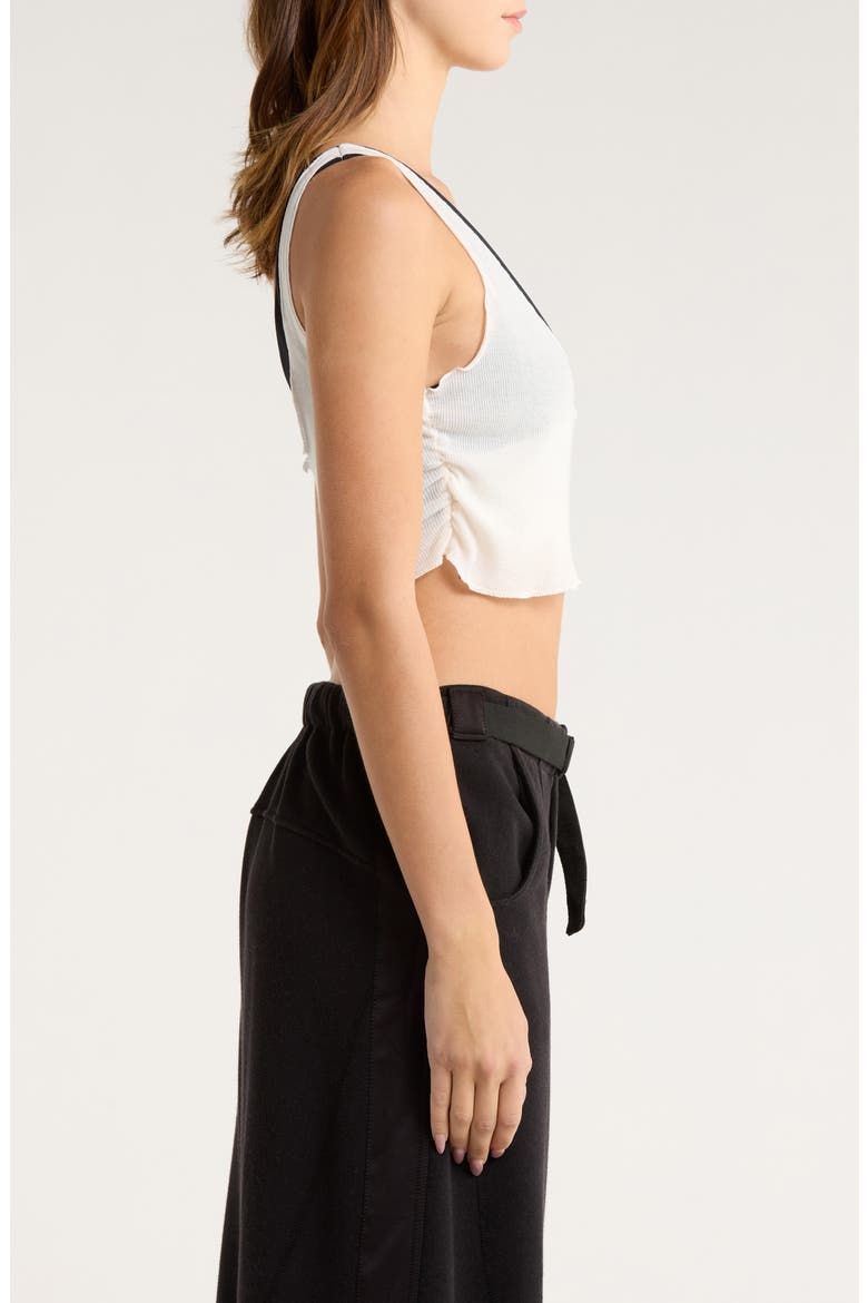 FP Movement Hot Shot Low Impact Layered Sports Bra, Alternate, color, IVORY