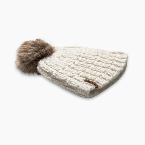 Turtle Fur Fifi Wool Pom Beanie In Gray