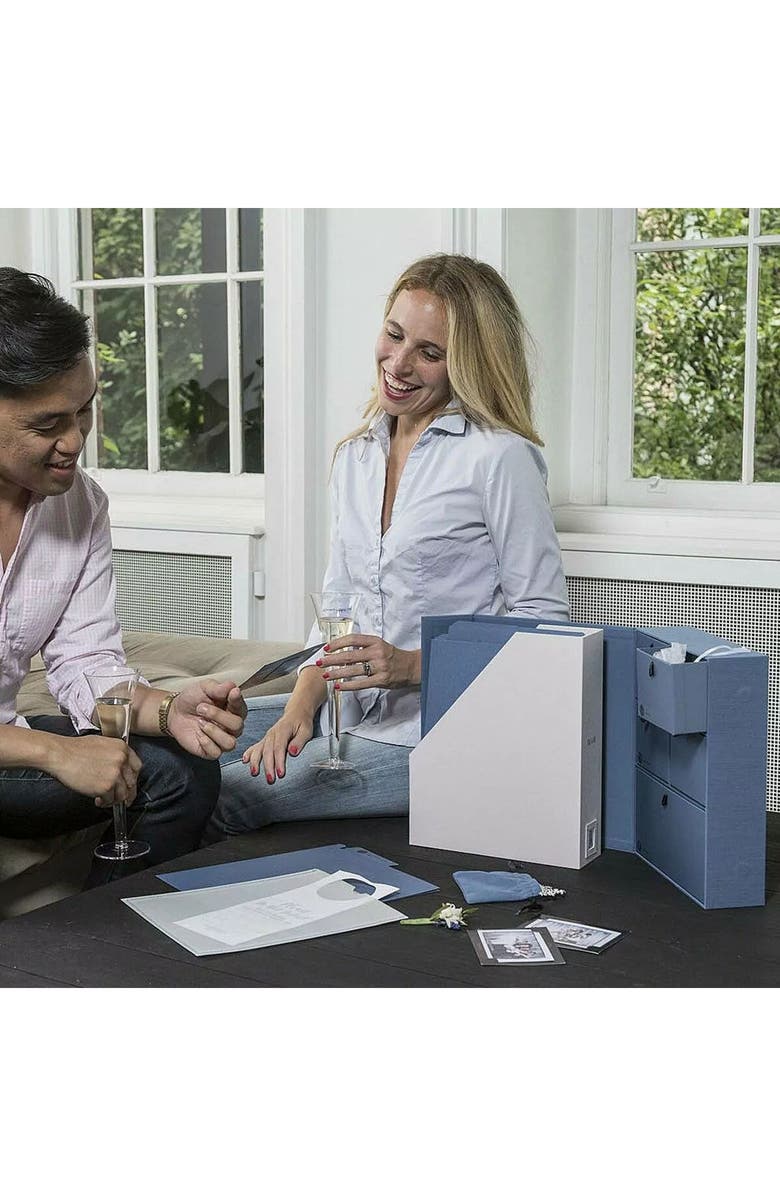 Uncommon Goods Wedding Keepsake Library by Savor, Alternate, color, Slate