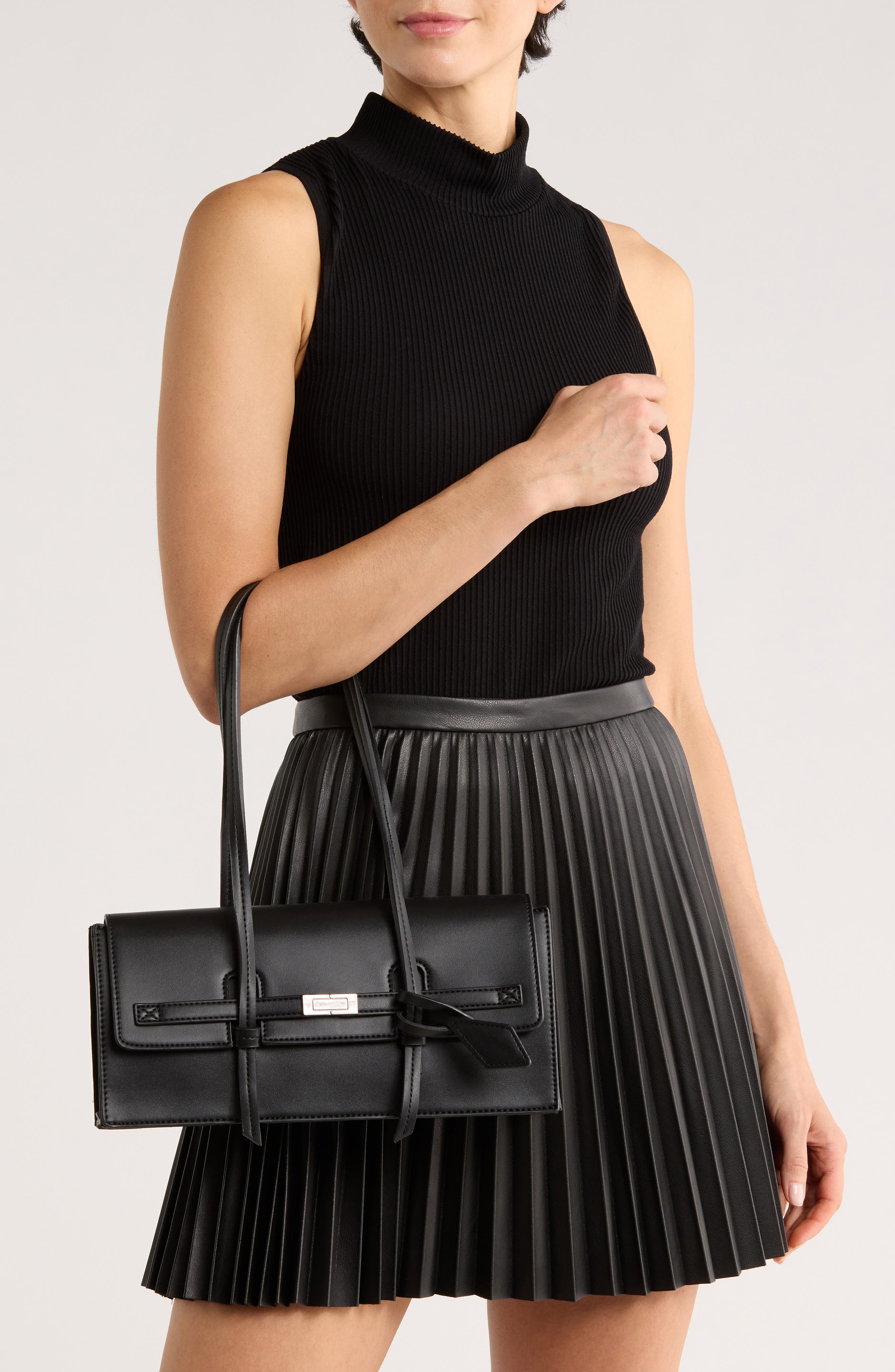 Steve Madden Jiana Shoulder Bag, Alternate, color, Black