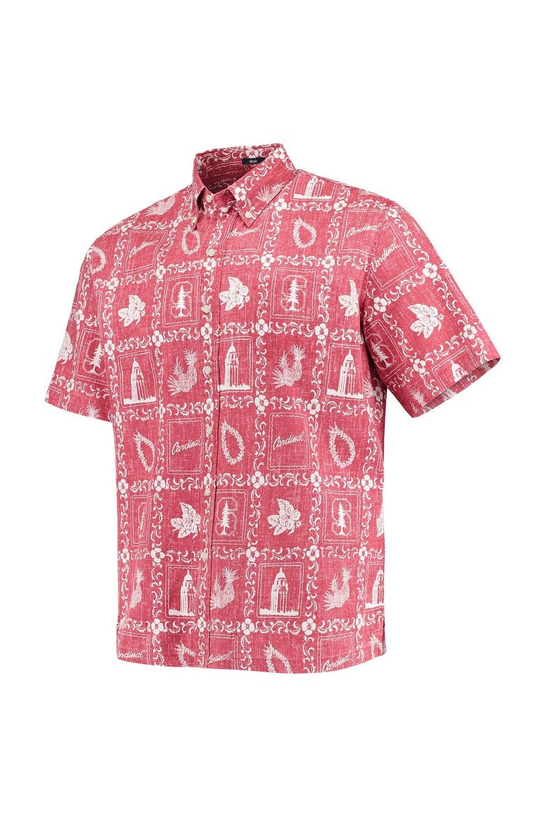 Men's Reyn Spooner Cardinal Stanford Cardinal Classic Button-Down Shirt, Alternate, color, Cardinal