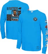 Mitchell & Ness Men's Mitchell & Ness Julius Peppers Blue Carolina Panthers  Pro Bowl Long Sleeve T-Shirt