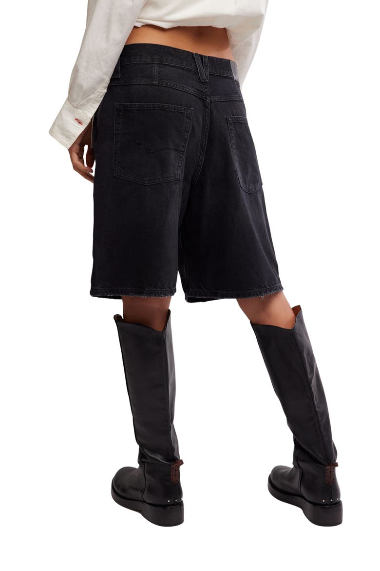Montana Denim Mid Rise Bermuda Shorts, Alternate, color, LIGHTS OUT