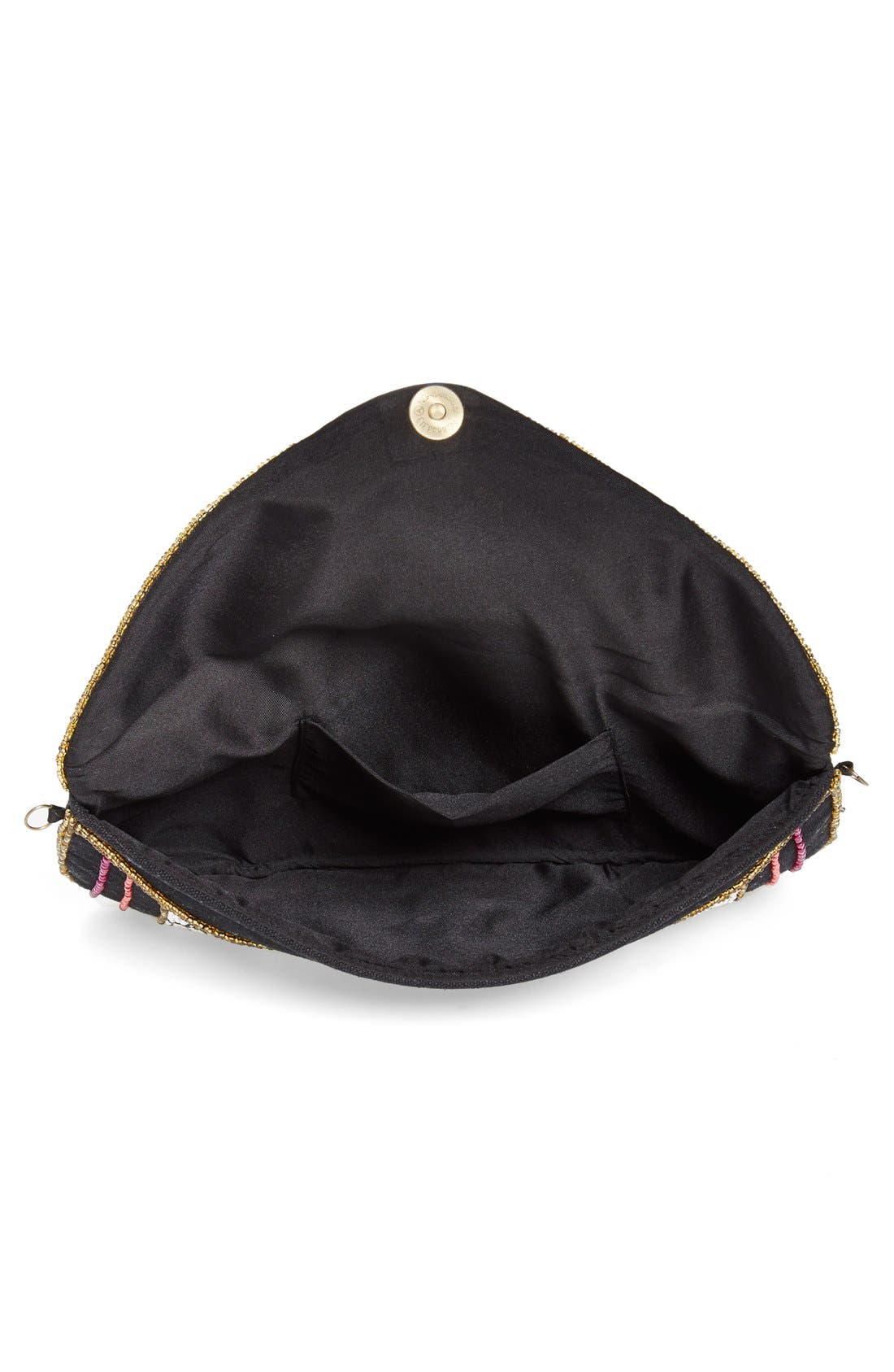 Beaded Crossbody Bag, Alternate, color, BLACK MULTI