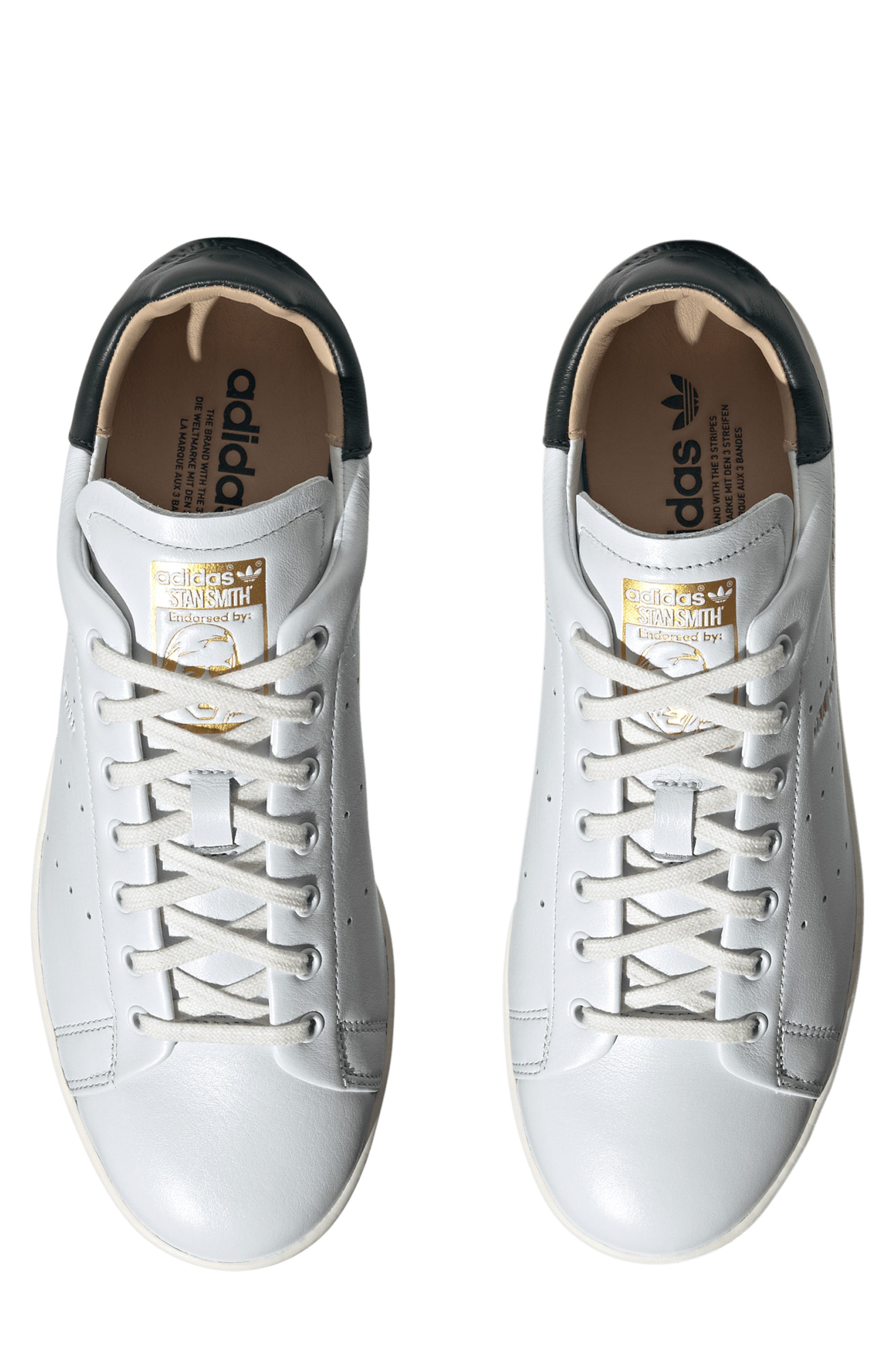 Gender Inclusive Stan Smith Lux Sneaker, Alternate, color, OFF WHITE/ WHITE/ PANTONE