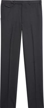 J. Mueser Waverly High Twist Virgin Wool Trousers