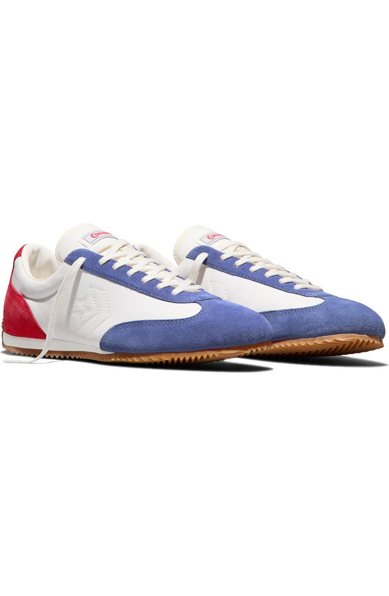 Converse Jogger Sneaker, Main, color, Egret/ Indigo Storm/ Red